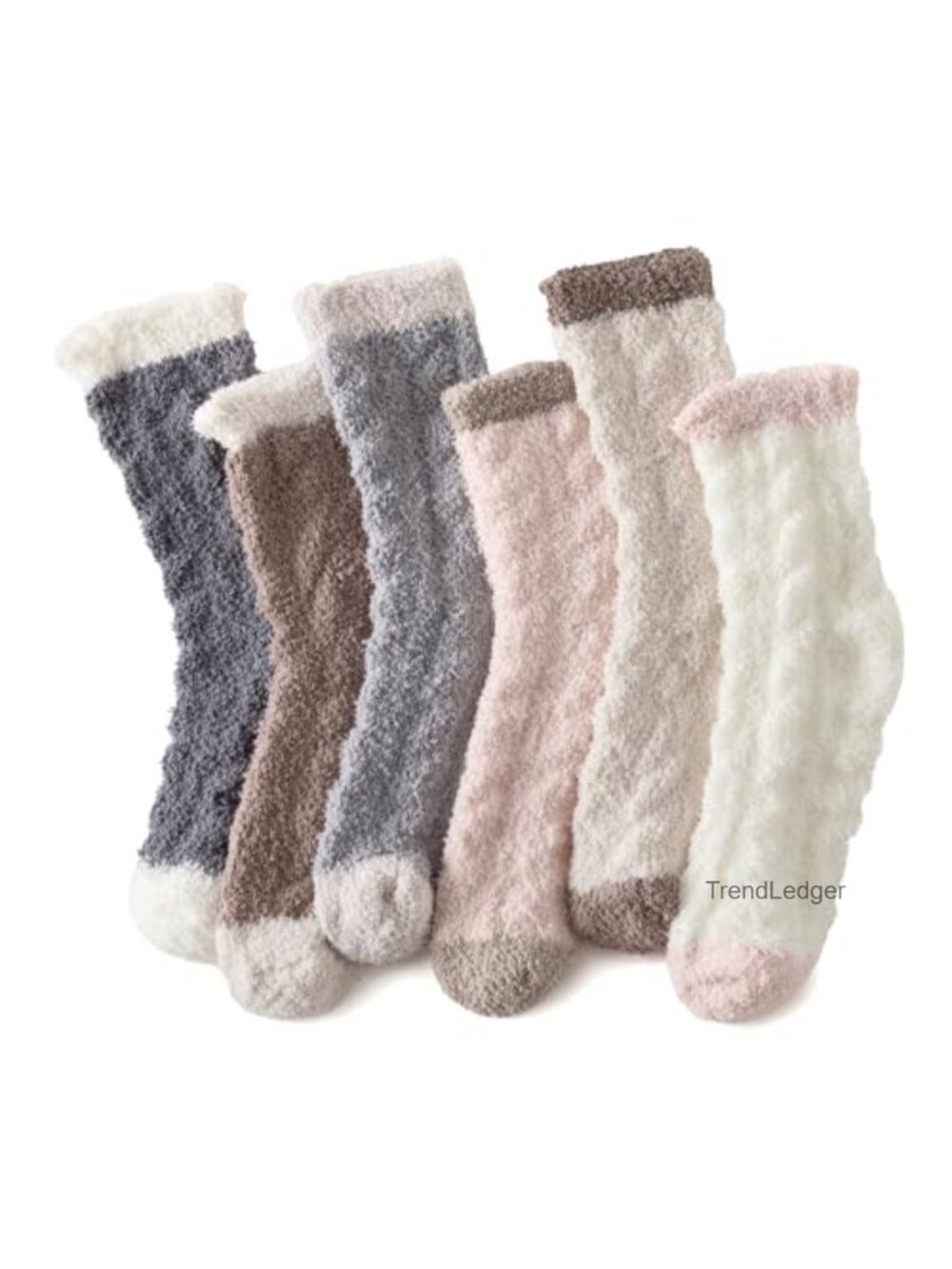 Women's Fuzzy Slipper Socks Soft Plush Cozy Warm Home Sleeping Socks
